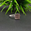 925 Sterling Silver Ring, Spiral Wire Plain Bezel Cup Square Close Blank Ring, Setting For Making Ring 10 MM To 14 MM, DIY Jewelry Supplies