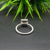 925 Sterling Silver Ring, Spiral Wire Plain Bezel Cup Square Close Blank Ring, Setting For Making Ring 5 To 9 MM, DIY Jewelry Supplies