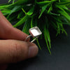 925 Sterling Silver Ring, Spiral Wire Plain Bezel Cup Square Close Blank Ring, Setting For Making Ring 10 MM To 14 MM, DIY Jewelry Supplies