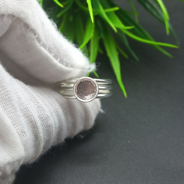 925 Sterling Silver Round Ring, Amazing Plain Round Close Blank Ring, Setting For Making Ring 5 mm To 40 mm, DIY Jewelry Supplies