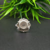 925 Sterling Silver Collet Round Ring, Awesome Design Round Close Blank Ring, Setting For Making Ring&nbsp;15 MM To 22 MM, DIY Jewelry Supplies