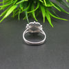 925 Sterling Silver Collet Round Ring, Awesome Design Round Close Blank Ring, Setting For Making Ring&nbsp;15 MM To 22 MM, DIY Jewelry Supplies