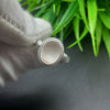925 Sterling Silver Oval Bezel Cup Ring, Wire Wrapped Close Blank Ring, Setting For Making Ring 9x11 MM To 12x16 MM, DIY Jewelry Supplies