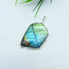 Natural Labradorite Gemstone Pendants / Wholesale Pendants / Minimalist Pendants / Jewelry for Gift / 925 Sterling Silver Plated Pendant