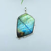 Natural Labradorite Gemstone Pendants / Wholesale Pendants / Minimalist Pendants / Jewelry for Gift / 925 Sterling Silver Plated Pendant