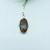 Natural Bronzite Gemstone Pendants / Wholesale Pendants / Minimalist Pendants / Jewelry for Gift / 925 Sterling Silver Plated Pendant