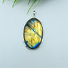 Natural Labradorite Gemstone Pendants / Wholesale Pendants / Minimalist Pendants / Jewelry for Gift / 925 Sterling Silver Plated Pendant
