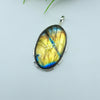Natural Labradorite Gemstone Pendants / Wholesale Pendants / Minimalist Pendants / Jewelry for Gift / 925 Sterling Silver Plated Pendant