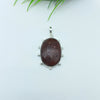 Natural Jasper Gemstone Pendants / Wholesale Pendants / Minimalist Pendants / Jewelry for Gift / 925 Sterling Silver Plated Pendant