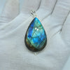 Natural Labradorite Gemstone Pendants / Wholesale Pendants / Minimalist Pendants / Jewelry for Gift / 925 Sterling Silver Plated Pendant
