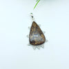 Natural Bronzite Gemstone Pendants / Wholesale Pendants / Minimalist Pendants / Jewelry for Gift / 925 Sterling Silver Plated Pendant