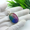 Natural Rainbow Solar Quartz Gemstone Pendants / Wholesale Pendants / Minimalist Pendants / Jewelry for Gift / 925 Sterling Silver Plated Pendant