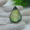 Natural Labradorite Gemstone Pendants / Wholesale Pendants / Minimalist Pendants / Jewelry for Gift / 925 Sterling Silver Plated Pendant