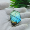 Natural Labradorite Gemstone Pendants / Wholesale Pendants / Minimalist Pendants / Jewelry for Gift / 925 Sterling Silver Plated Pendant